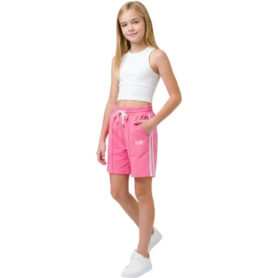 YAN ÇİFT ŞERİTLİ ŞORT 13Y,14Y,15Y,16Y Kız
