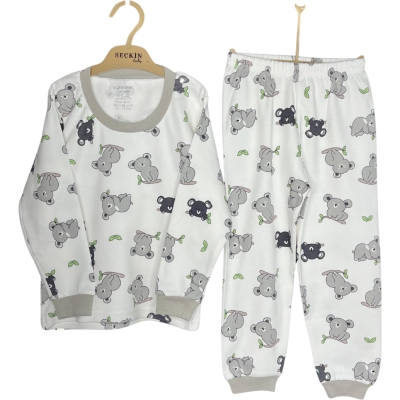 YAPRAKLI KOALA BİSİKLET YAKA PİJAMA 3Y,4Y,5Y,6Y Erkek