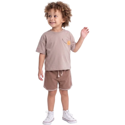 YAZLIK GÜNEŞ BASKILI ŞORTLU TAKIM 12 Ay,2Y,3Y,4Y Erkek