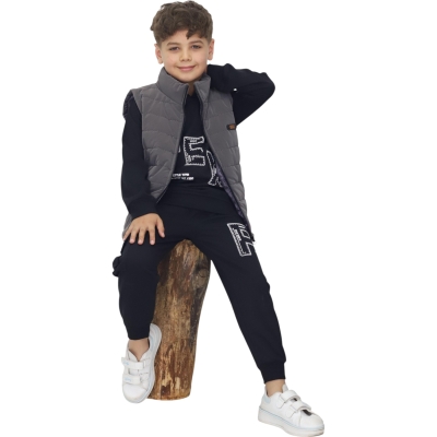 YELEKLİ 3LÜ ERKEK TAKIM 11Y,12Y,13Y,14Y Erkek