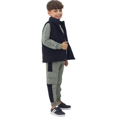 YELEKLİ 3LÜ ERKEK TAKIM 11Y,12Y,13Y,14Y Erkek