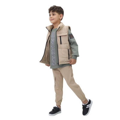 YELEKLİ 3LÜ ERKEK TAKIM 11Y,12Y,13Y,14Y Erkek