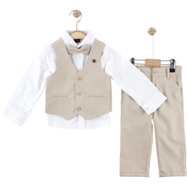 YELEKLİ 3LÜ TAKIM  18 Ay,2Y,3Y,4Y Erkek