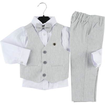YELEKLİ 3LÜ TAKIM  18 Ay,2Y,3Y,4Y Erkek