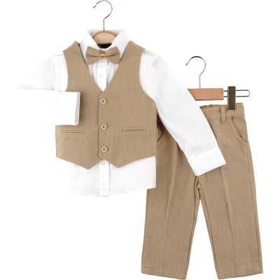 YELEKLİ 3LÜ TAKIM  2Y,3Y,4Y,5Y Erkek