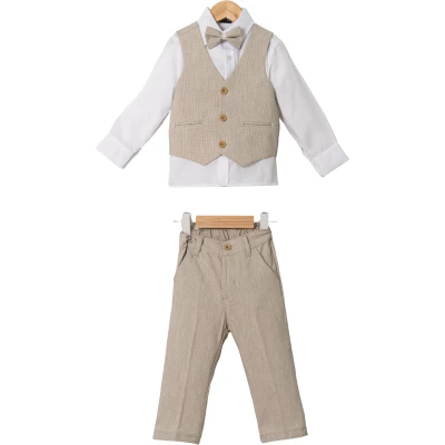YELEKLİ 3LÜ TAKIM  2Y,3Y,4Y,5Y Erkek