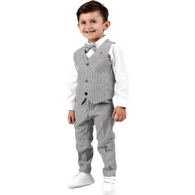 YELEKLİ 3LÜ TAKIM  5Y,6Y,7Y,8Y Erkek