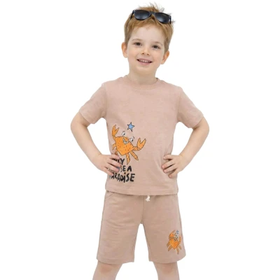 YENGEC BASKİ YAZLİK 2 Lİ TAKİM 2Y,3Y,4Y,5Y Erkek