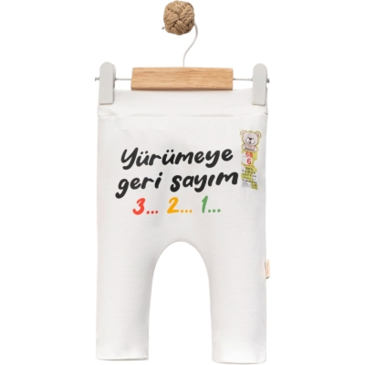 YÜRÜMEYE GERİ SAYIM DTF BASKILI PATİKLİ TEK ALT 1 Ay,3 Ay,6 Ay,9 Ay Uni