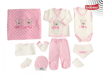 10 Lu Nohutlu Miki Taşlı Set  Uni