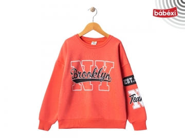 3 İP NY BROKLYYN Baskılı Kız Sweat 9Y,10Y,11Y,12Y Kız