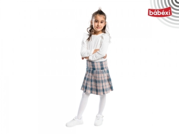 Ekose Pileli Etekli Takim 5Y,6Y,7Y,8Y Kız