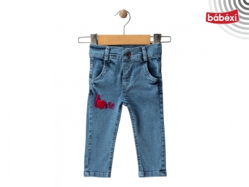 Likralı Kot Pantolon 6 Ay,9 Ay,12 Ay,18 Ay Kız