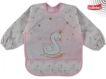 Kuğu Desen Kollu Önlük 6 Ay,9 Ay,12 Ay,18 Ay,2Y Kız