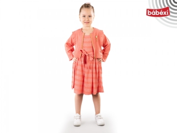 Ceket Fırfırlı Elbise 5Y,6Y,7Y,8Y Kız