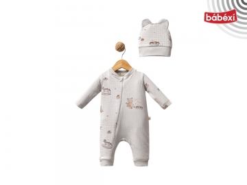 Racer Bear Erkek Bebek Fermuarlı Tulum 1 Ay,3 Ay,9 Ay Erkek
