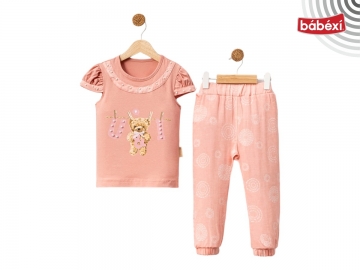 Ayı Baskılı Pantalonlu Takım 2Y,3Y,4Y,5Y Kız