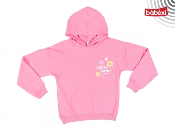 KAPÜŞONLU LİFES A GARDEN BASKILI SWEAT  13Y,14Y,15Y,16Y Kız