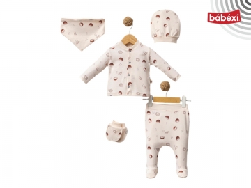 Coconut Baskı 5’li Set 1 Ay,3 Ay Uni