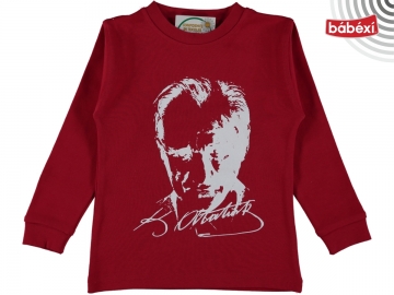  Atatürk Uzun Kol Sweat 9Y,10Y,11Y,12Y Uni