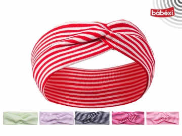 CAP&MORE SAÇ BANDI ÇİZGİLİ CAPRAZ BAĞLAMA   Kız