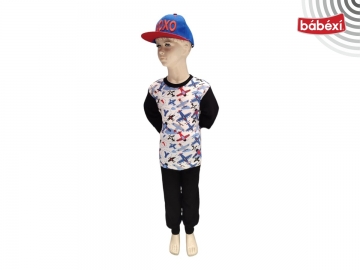 Uçak Baskılı Bebe  2Y,3Y,4Y Erkek