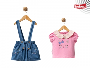 4 Yaş Kısa Kollu Etekli Takım 12 Ay,2Y,3Y,4Y Kız