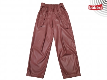 DERI KUŞAKLI PANTOLON MINI 3Y,4Y,5Y,6Y,7Y Kız