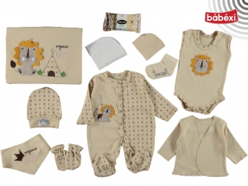 10 Prç Aslanlı Organic Lüx Set  Uni