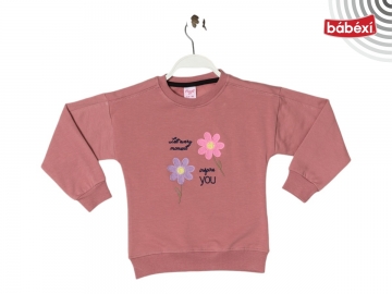 YOU ÇİÇEK NAKIŞLI SWEAT  9Y,10Y,11Y,12Y Kız