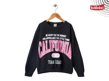 3 İP CALIFORNIA baskılı Kız Sweat 9Y,10Y,11Y,12Y Kız