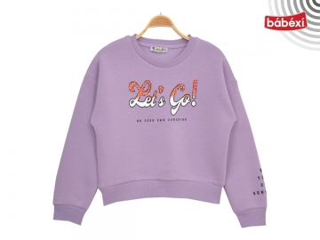 Alg 3iplik Şardonlu Let,s Go Nakışlı Baskılı Sweet  8Y,9Y,10Y,11Y,12Y Kız