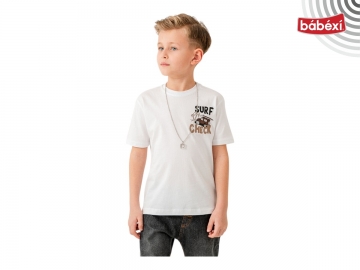 O Yaka Nakışlı Tişört  3Y,4Y,5Y,6Y Erkek