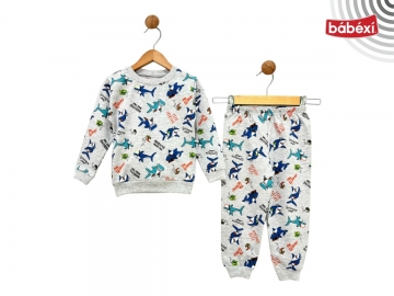 3/6 Yaş Balık İki İp Pijama  3Y,4Y,5Y,6Y Erkek
