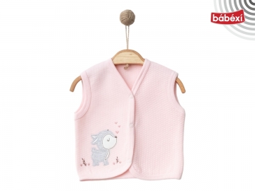 BABY DEER LÜX KAPİTONE YELEK  3 Ay,6 Ay,9 Ay, Kız