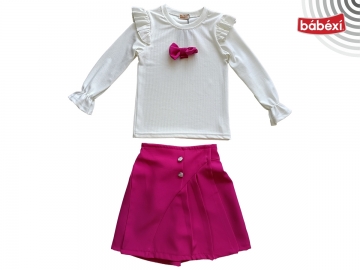 Fitili Fiyonk Dabıl Etek Şort 3Y,4Y,5Y,6Y,7Y Kız